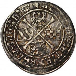 RR-, Duchy of Ziębice-Oleśnica, Penny without date (1501-11), Zloty Stok, Albert and Charles I