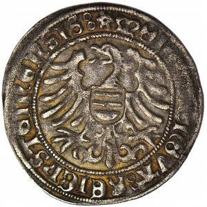 RR-, Herzogtum Ziębice-Oleśnica, Pfennig ohne Datum (1501-11), Zloty Stok, Albert und Karl I.