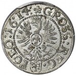 Zygmunt III Waza, Grosz 1614 Kraków, R