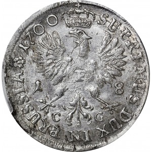 R-, Fryderyk III , Ort 1700 CG, Królewiec