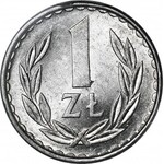R-, 1 złoty 1982 wąska data, b. rzadkie