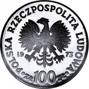 100 złotych 1973 Mikołaj Kopernik, PRÓBA AG
