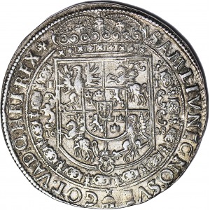 RR-, Zygmunt III Waza, Talar 1628 Bydgoszcz, kokarda po jednej stronie miecza