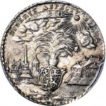R-, Ernest Jan Biron, Kurlandia, Medal 1764, Mitawa, srebro