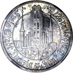 RRR-, KOLEKCJA LUSTRZANEK WMG, 5 guldenów 1927, BARDZO RZADKIE