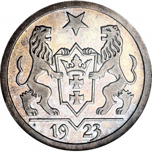 R-, KOLEKCJA LUSTRZANEK WMG, 2 guldeny 1923