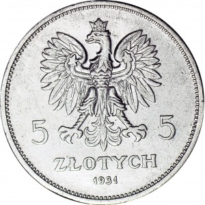 5 złotych 1931, Nike, rzadkie