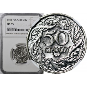 50 groszy 1923, mennicze