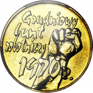 2 Złote 2000 Bunt Grudniowy, DESTRUKT, ODWROTKA 180 st.