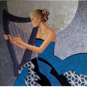 Elwira Przewłocka-Choma, W niebieskiej sukience