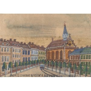 Nikifor Krynicki (1895 Krynica Zdrój - 1968 Folusz), V meste