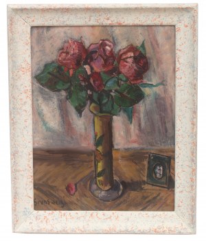 Nathan Grunsweigh (1883 Kraków - 1956 Paryż), Wazon z kwiatami