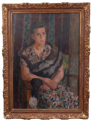 Stanisław Borysowski (1901 Lwów - 1988 Toruń), Portret kobiety