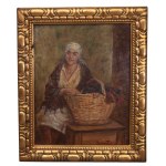 Maurycy Trębacz (1861 Warsaw - 1941 Lodz), Woman with a basket