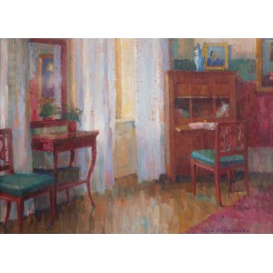 Zofia Albinowska-Minkiewiczová (1886 Klagenfurt - 1971 Ľvov), interiér