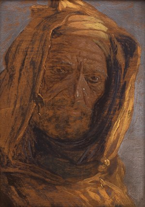 Konstanty Szewczenko (1910 Warszawa-1991 tamże), Portret Araba