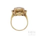 Citrine ring, contemporary