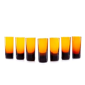 Set of 7 glasses