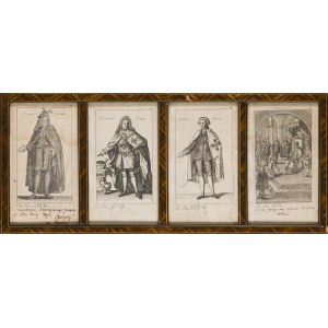 Artist unspecified, 18th century, Set of 4 engravings, 18th century.