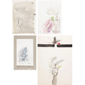 Ewa WIECZOREK (1947 - 2011), Set of 4 watercolors, 1975 - 2011