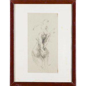 Szarlota Pawel, owner Eugenia Joanna Pawel-Kroll[a] (1947 - 2018), Female Nude [Peacock Feathers], 1981.