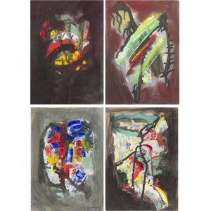 Jan WAGNER vel Jan Aleksander SOĆKO (1937 - 1988), Kompozycja abstrakcyjna - zestaw 4 prac, 1968