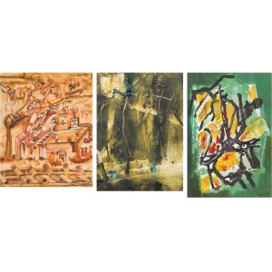 Jan WAGNER aka Jan Aleksander SOĆKO (1937 - 1988), Abstract composition - set of 3 works, 1966 - 1986