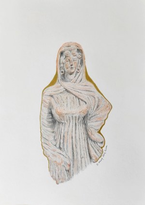 Pervin Ece Yakacik Leczycki (ur. 1991), Lil drawing statue, 2021