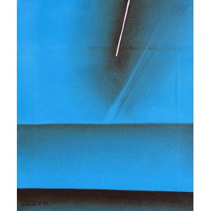 Witold Kaczanowski, Blue Composition, 1971