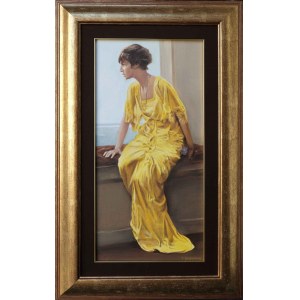Jan Dubrowin, Żółta sukienka, 2021