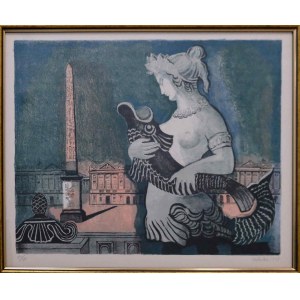 Alicia Halicka, Place de la Concorde (92/220), 1955