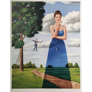 Rafal Olbinski, Summer Marriage, 53 of 350, 2021