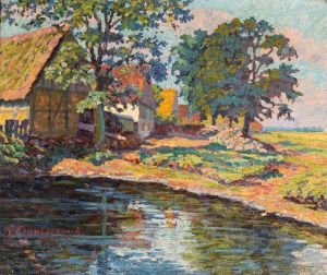 Rudolf KRAMARCZYK, WIEŚ W SŁOŃCU, 1916