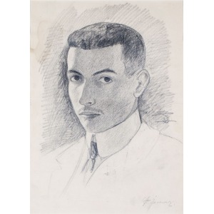 Stanisław ŻURAWSKI, PORTRET SYNA, ŁUKASZA, ok. 1950