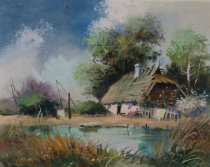 Ryszard GBIORCZYK, CHATA I ŻURAW, 1997