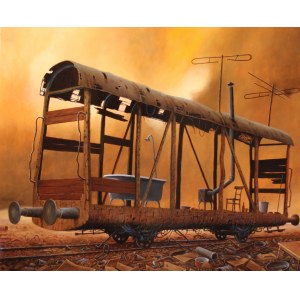 Andrzej ŻURAŃSKI (1954), Old wagon 2 / Camper on rails