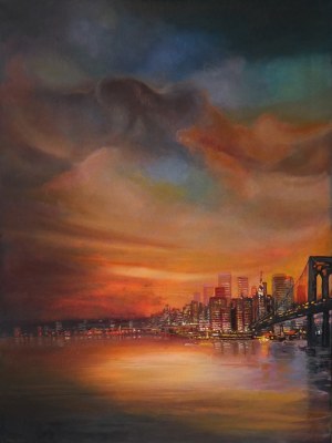 Piotr PIECKO (1967), NY Sunset