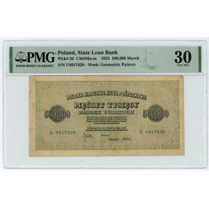 500,000 Polish marks 1923 - U series - PMG 30