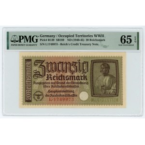 20 Reichsmark ND (1940-1945) - PMG 65 EPQ