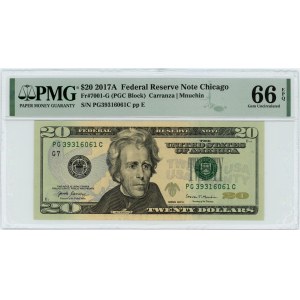 USA - 20 dolarów 2017 - PMG 66 EPQ