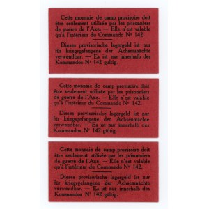FRANCE - Set of vouchers for prisoners of war - 3 pieces
