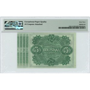 USA - $5 1870 - Baby Bond - PMG 63 EPQ - numerator green
