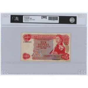 MAURITIUS - 10 rupees - ND (1967) - GCN 30