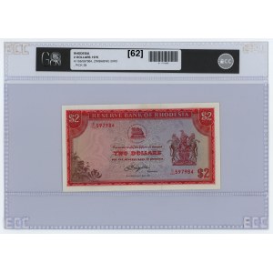 RODEZIA - Reserve Bank of Rhodesia - 2 $ 1979 - GCN 62