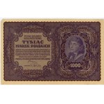 1000 marek polskich 1919 - I SERJA BL - ZESTAW 3 SZTUK