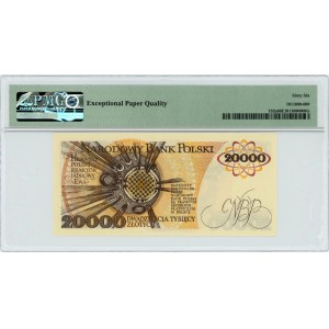 20.000 złotych 1989 - seria Y - PMG 66 EPQ