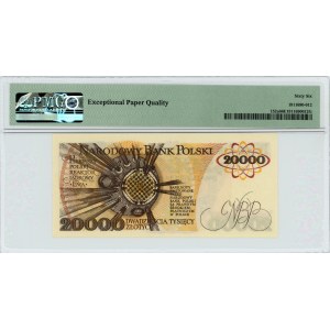 20.000 złotych 1989 - seria W - PMG 66 EPQ