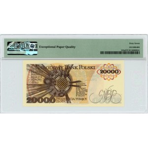 20.000 złotych 1989 - seria C - PMG 67 EPQ