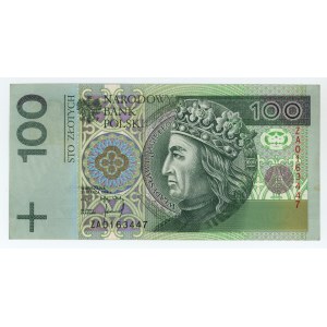 100 Zloty 1994 - Serie ZA - Ersatzserie