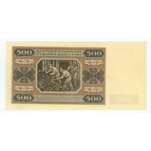 500 złotych 1948 - seria AL